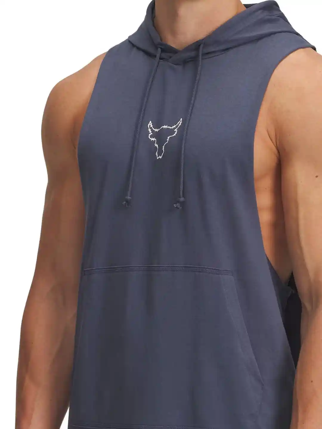 UNDER ARMOUR Project Rock Sleeveless Hooded Sweatshirt