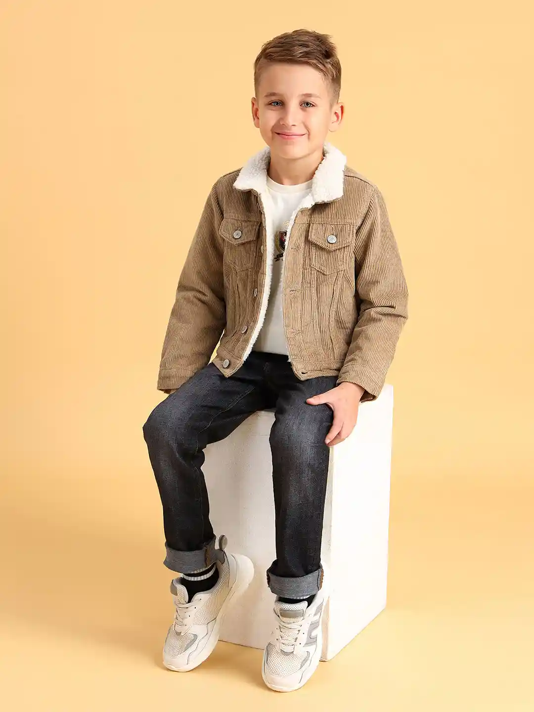 Buy Polo Kids Boys Self Design Pure Cotton Bomber