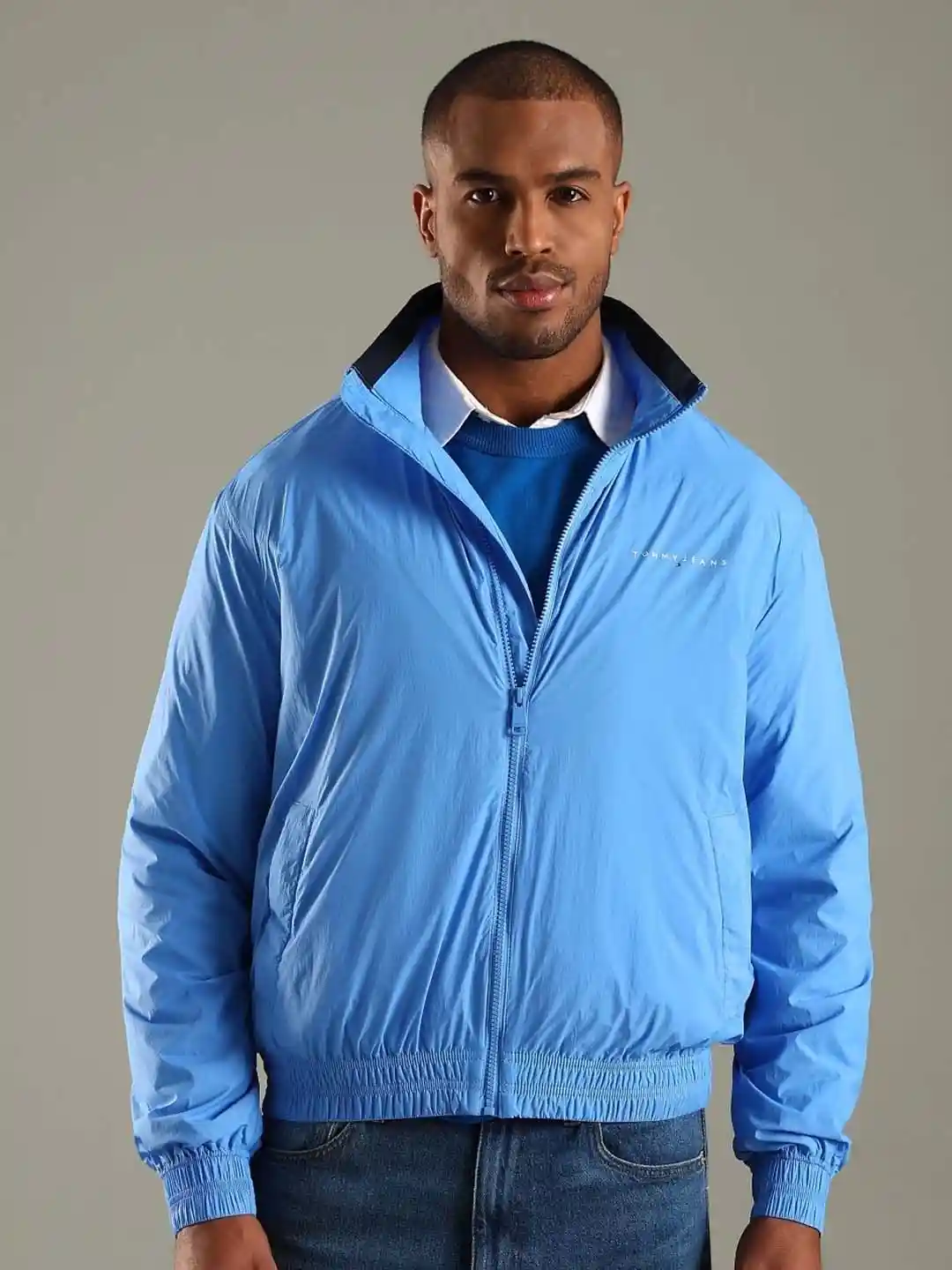 Tommy Hilfiger Stand Collar Bomber Jacket