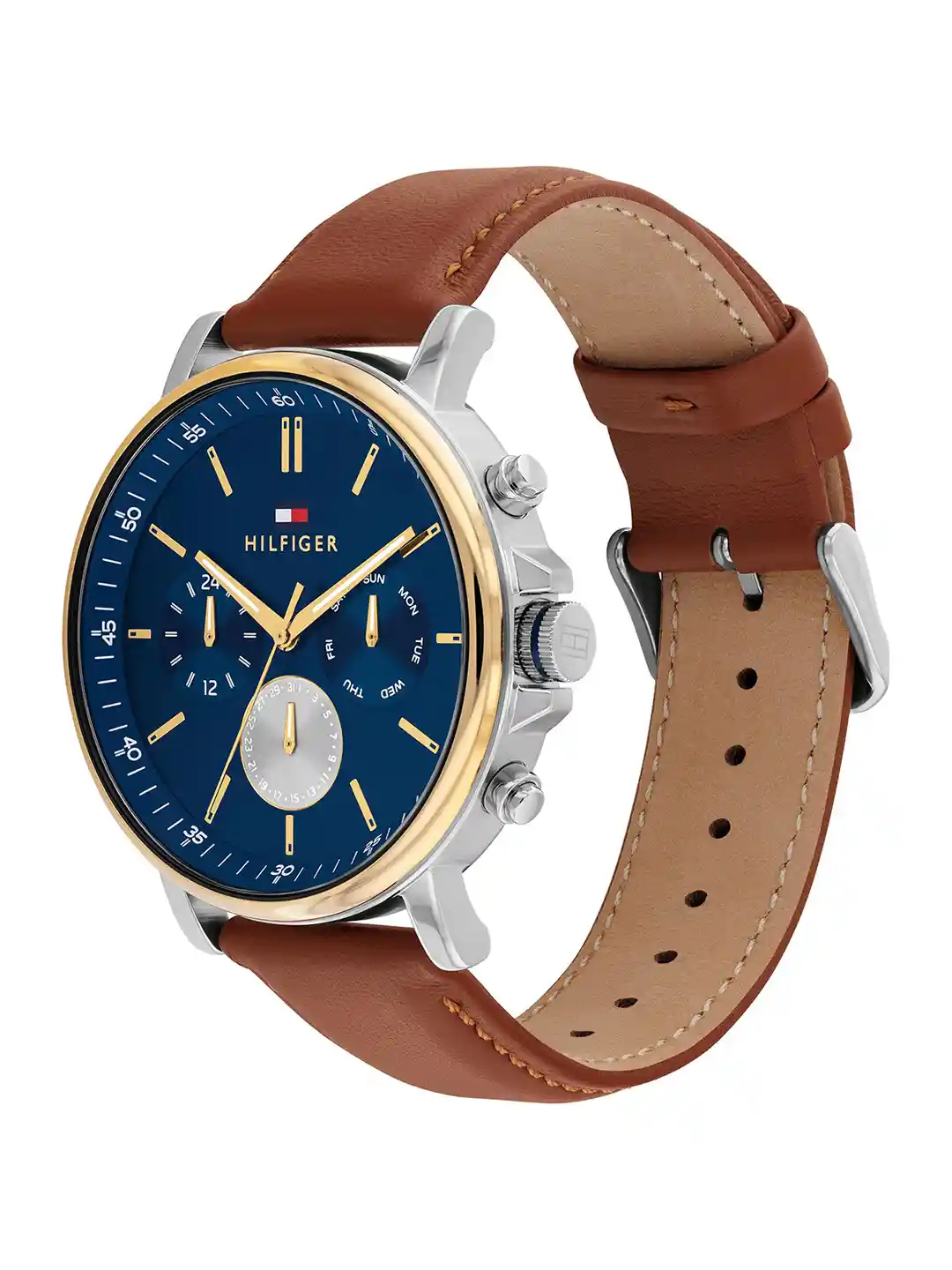 Tommy Hilfiger Tyson Men Dial Leather Straps Analogue Multi Function  Watch TH1710703