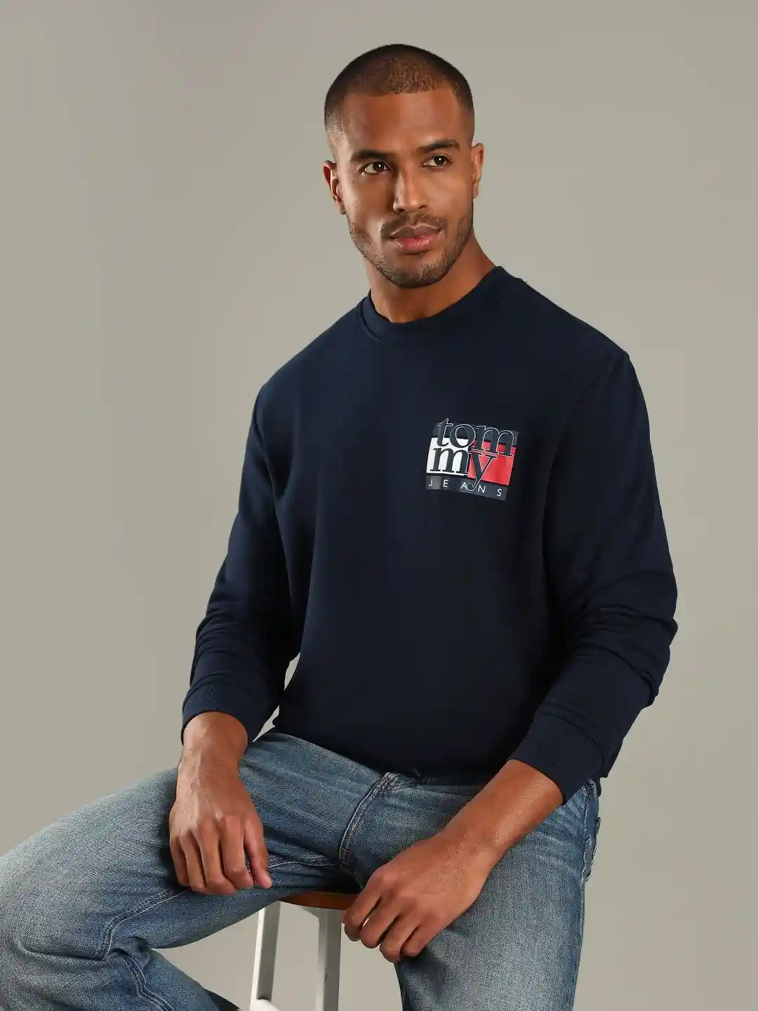 Buy Tommy Hilfiger Men Printed Sweatshirt Sweatshirts for Men
