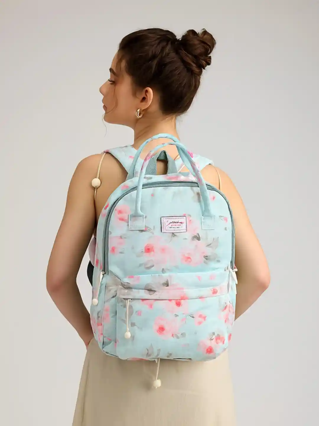 Buy Lino Perros Women Floral Print Backpack Backpacks for Women