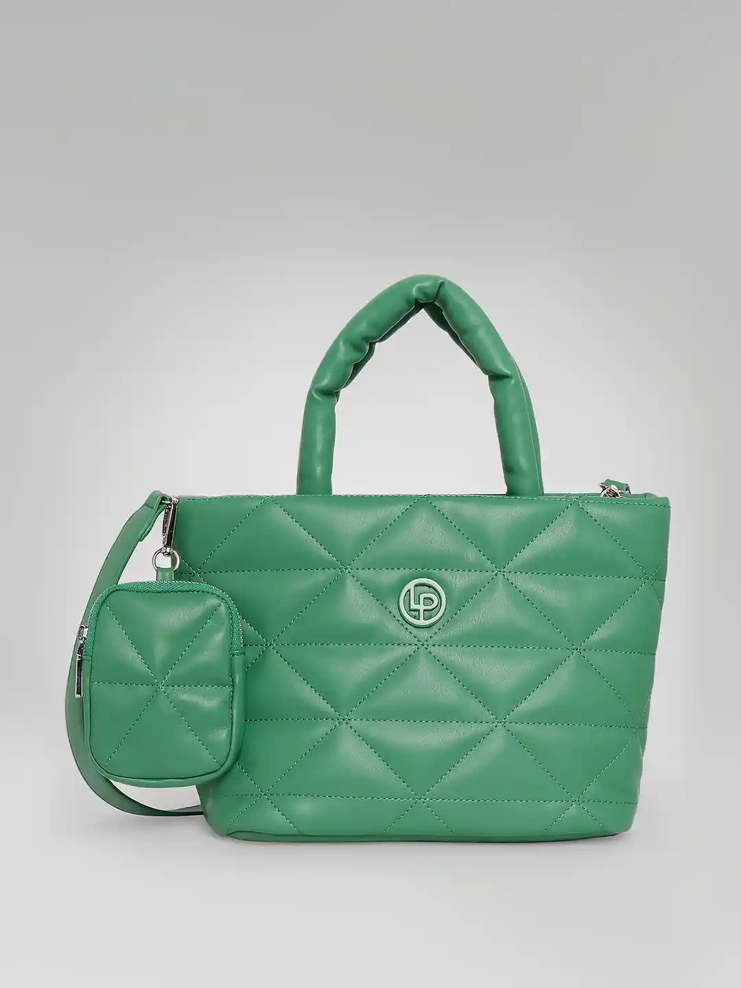 Buy Lino Perros Structured Handheld Bag with Quilted Detail