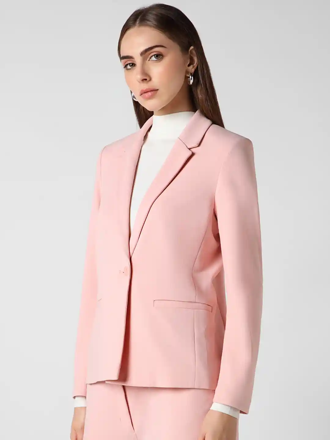 Buy Van Heusen Woman Slim-Fit Single-Breasted Formal Blazers