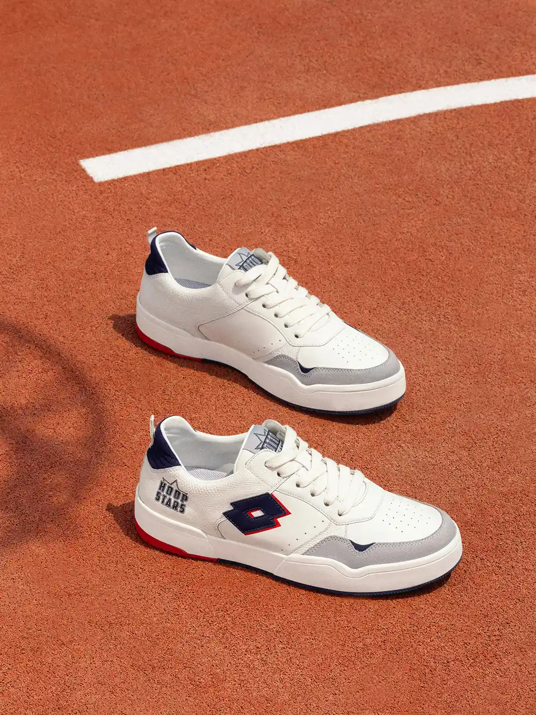 Buy Lotto Men Hoop Star OG White Leather Sneakers Casual Shoes