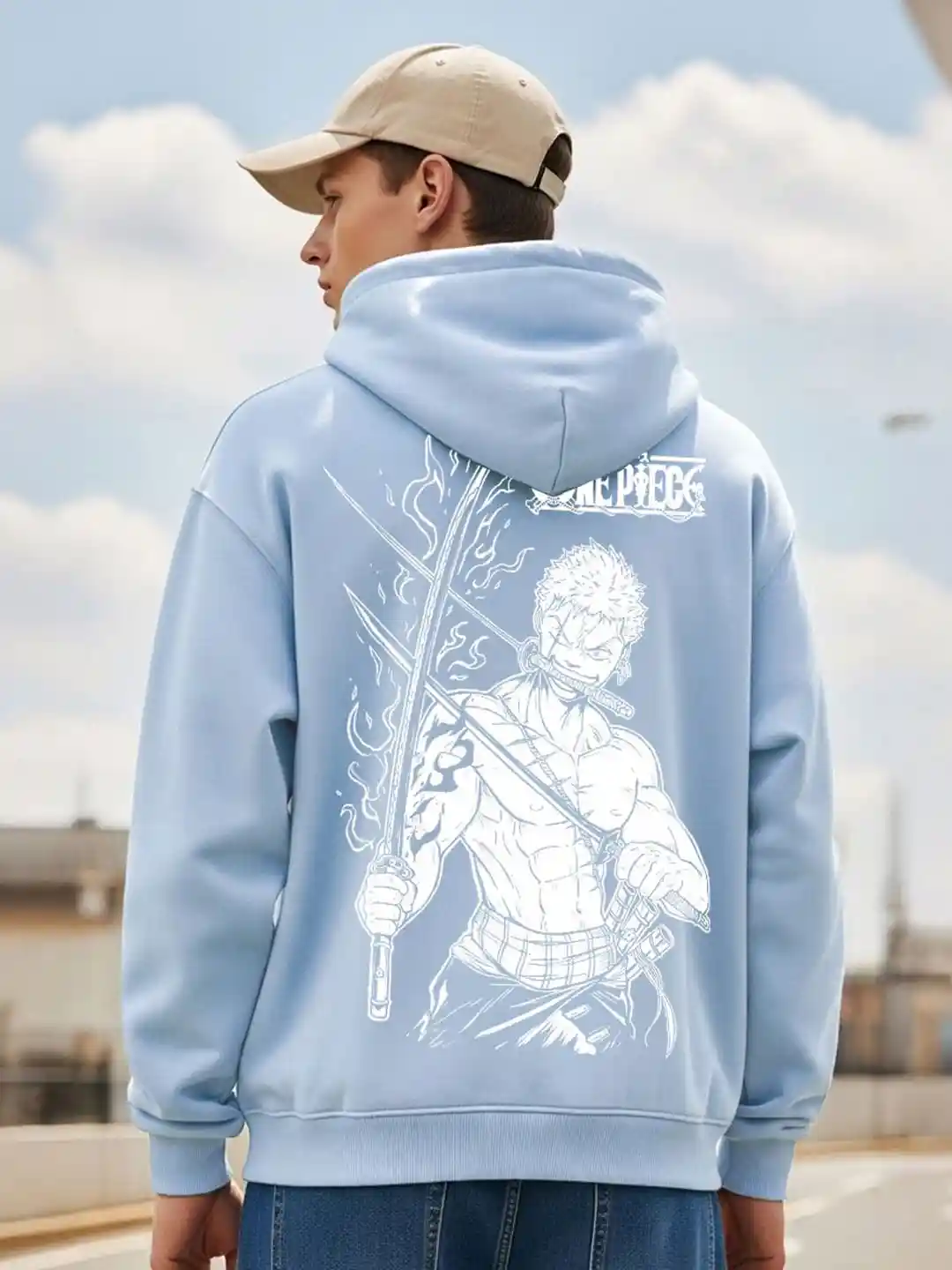 BENNY BROOKS Men Printed Hooded Sweatshirt