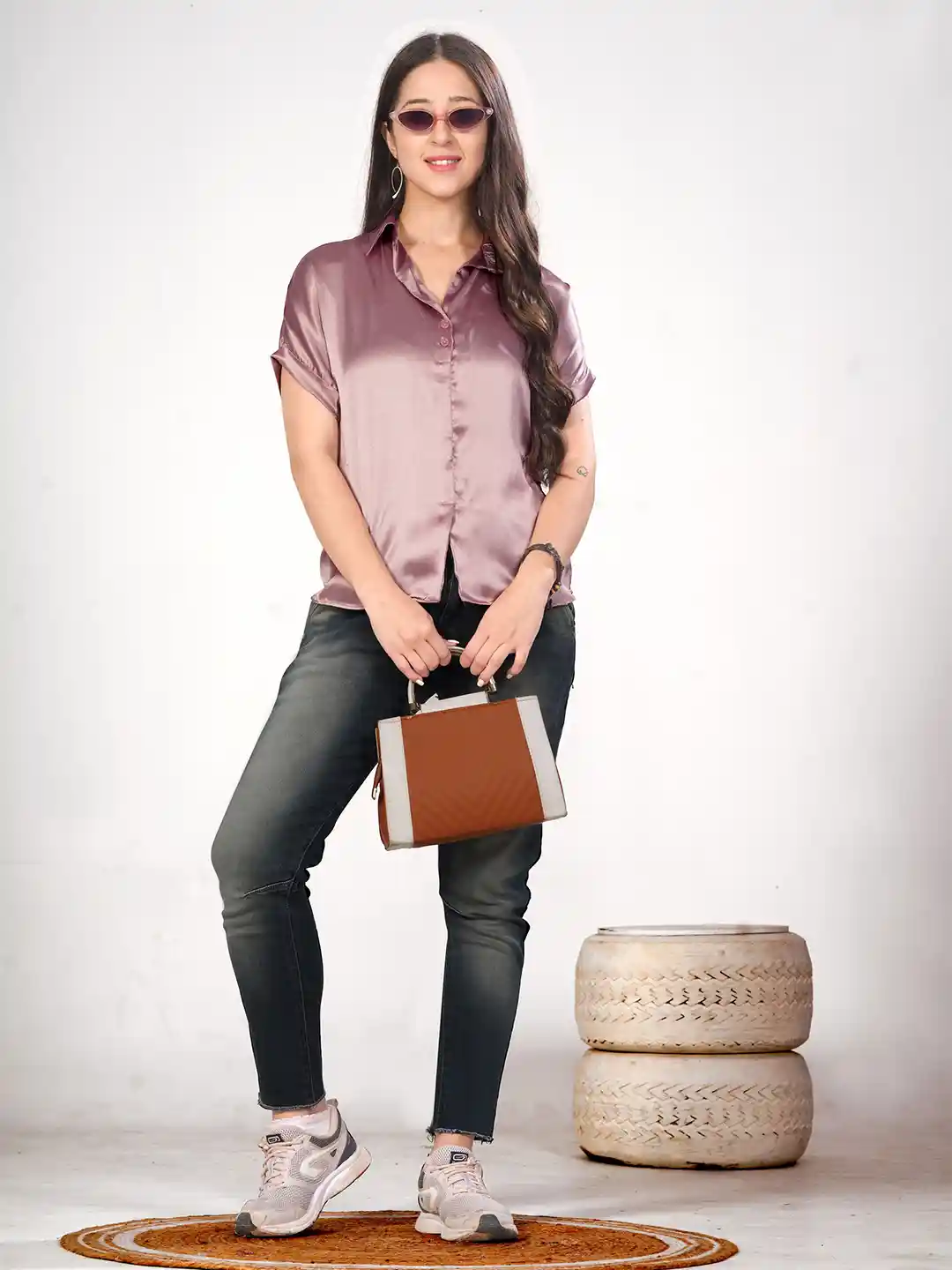 Buy AWRIYA Women Classic Party Shirt Shirts for Women 36448458