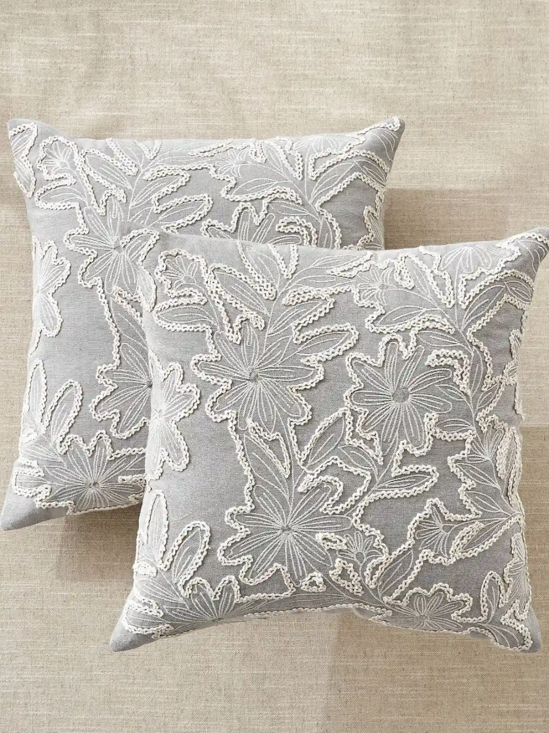 Buy Home Centre Windsor Pine Grey White Pieces Floral Printed