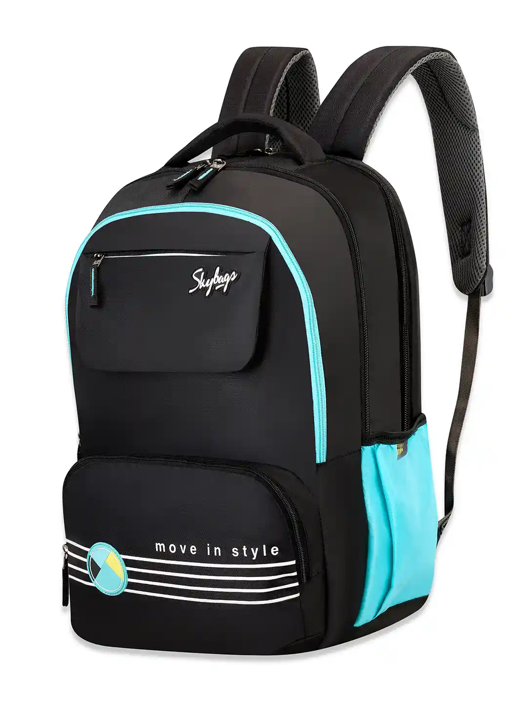 Buy Skybags Kids Striped Backpack With Rain Cover Backpacks for