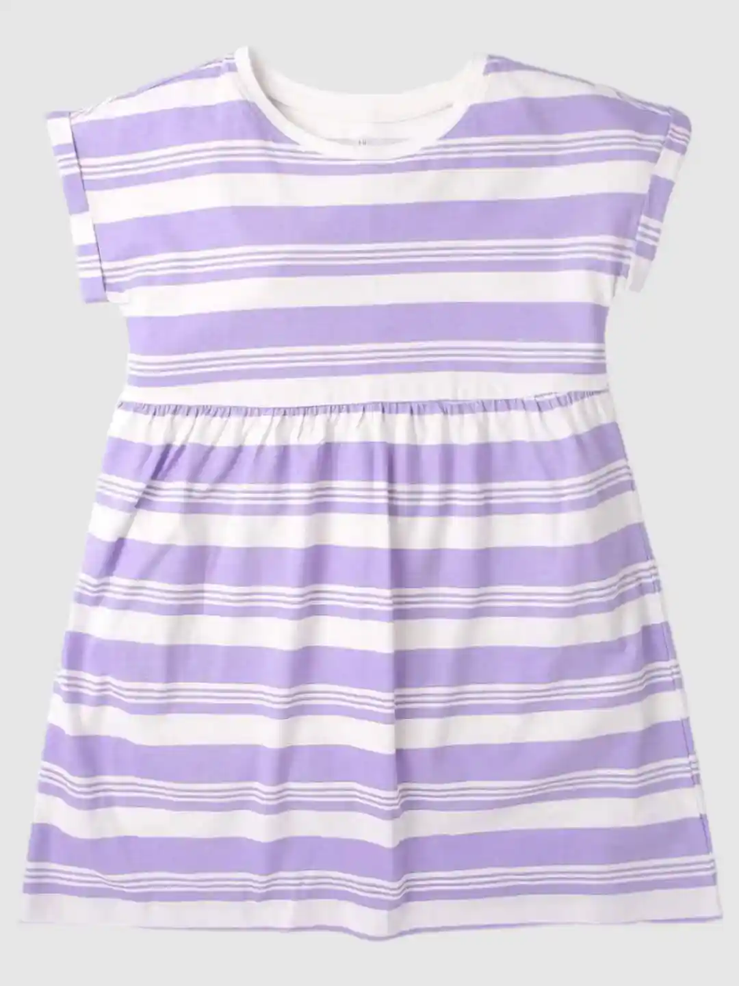 Buy GAP Girls Striped Pure Cotton Fit Flare Dress Dresses for