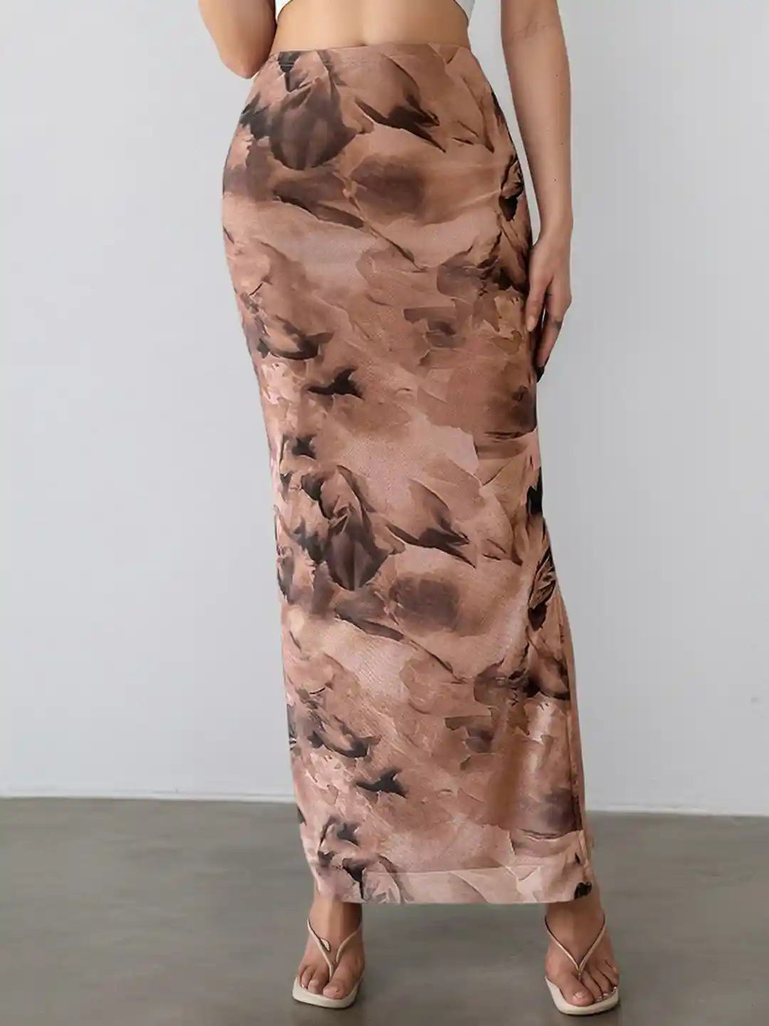 Buy StyleCast x Revolte Women Printed Straight Maxi Skirt Skirts