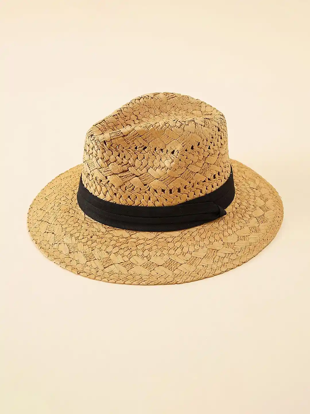 Buy LULU SKY Women Self Design Fedora Hat Hat for Women