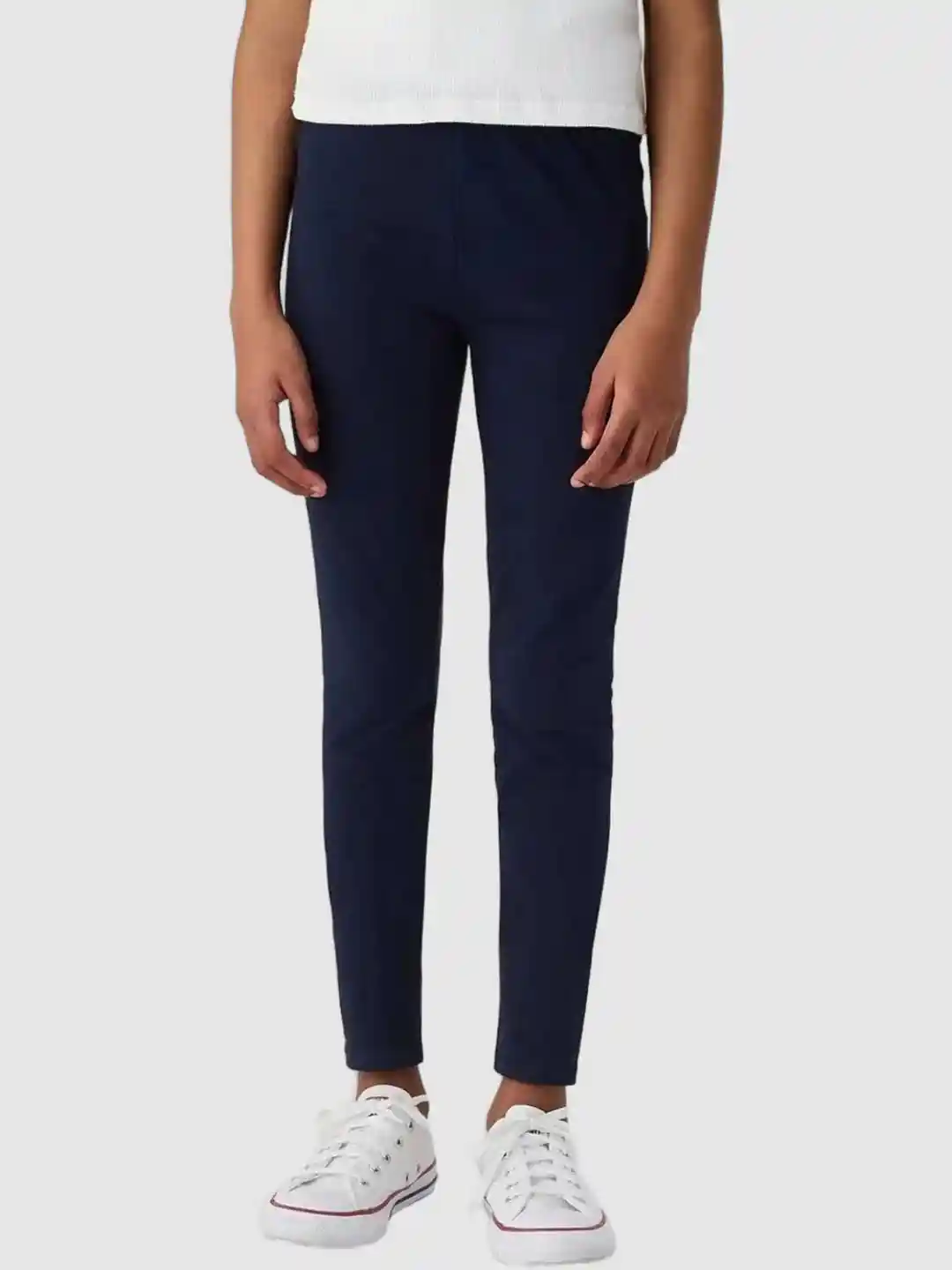Buy GAP Girls Mid-Rise Skinny Fit Ankle Length Leggings Leggings