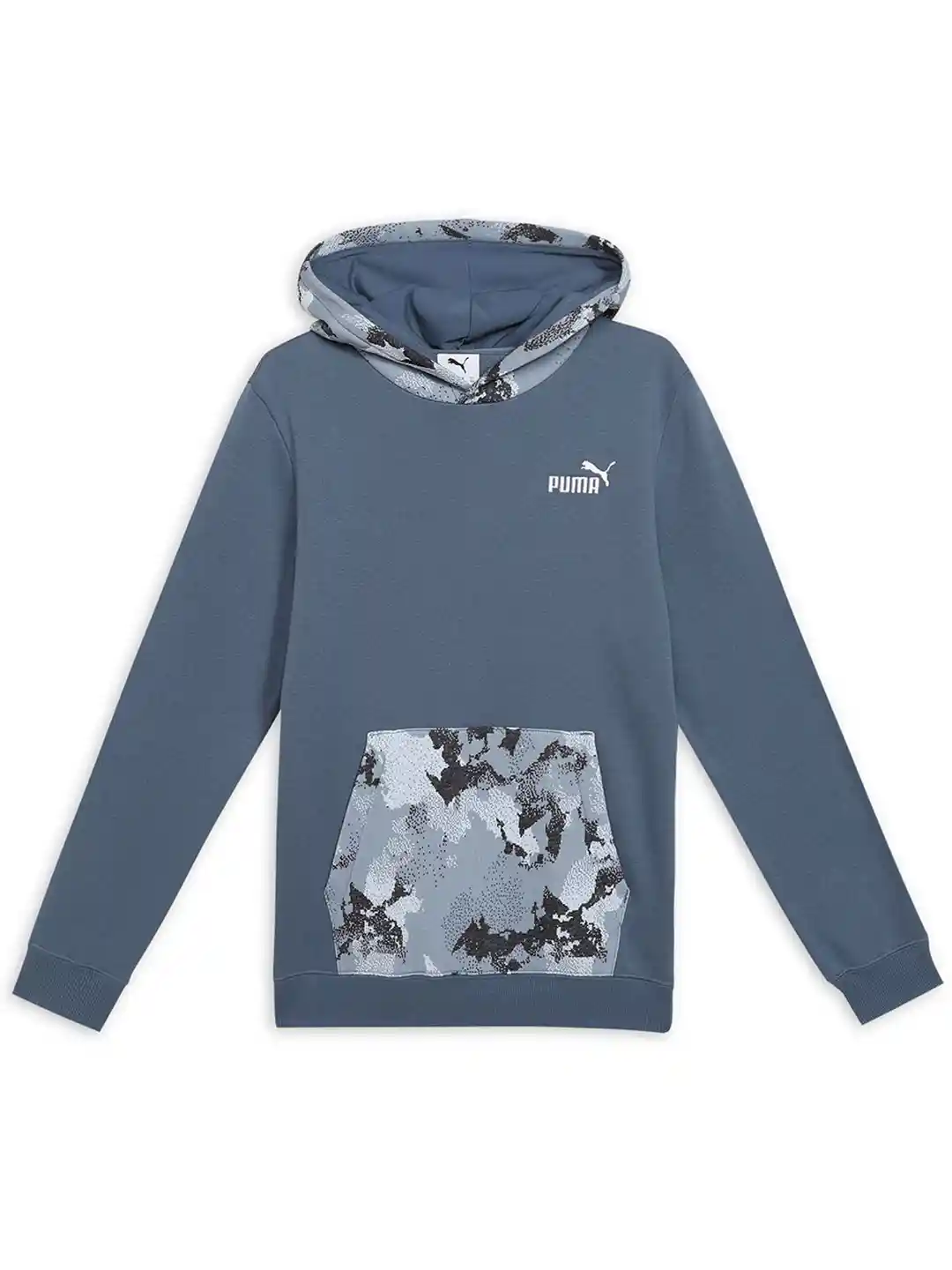 Buy Puma ESSENTIALS CAMO Boys Long Sleeve Hoodie Sweatshirts for