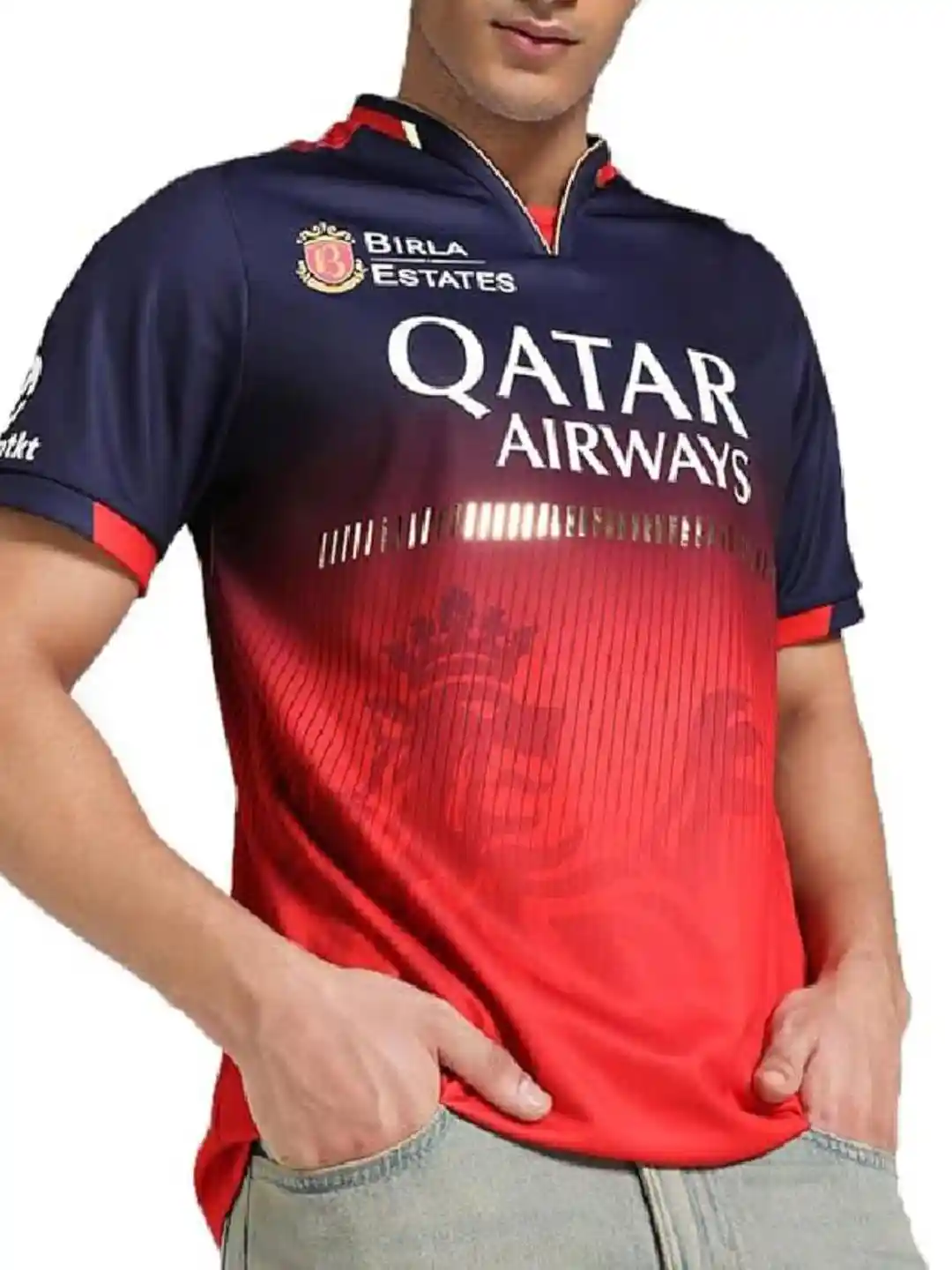 Ipl Rcb Jersey Myntra Buy Dostitch Men RCB Jersey Tshirts For Men