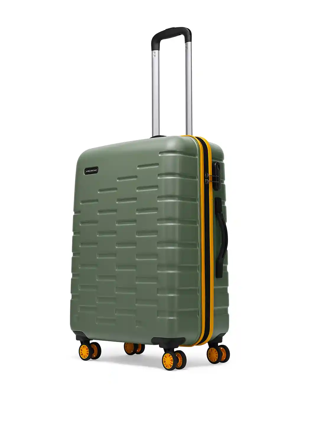 Buy Aristocrat Fencer Pro Textured Hard Medium Trolley Bag- 61L