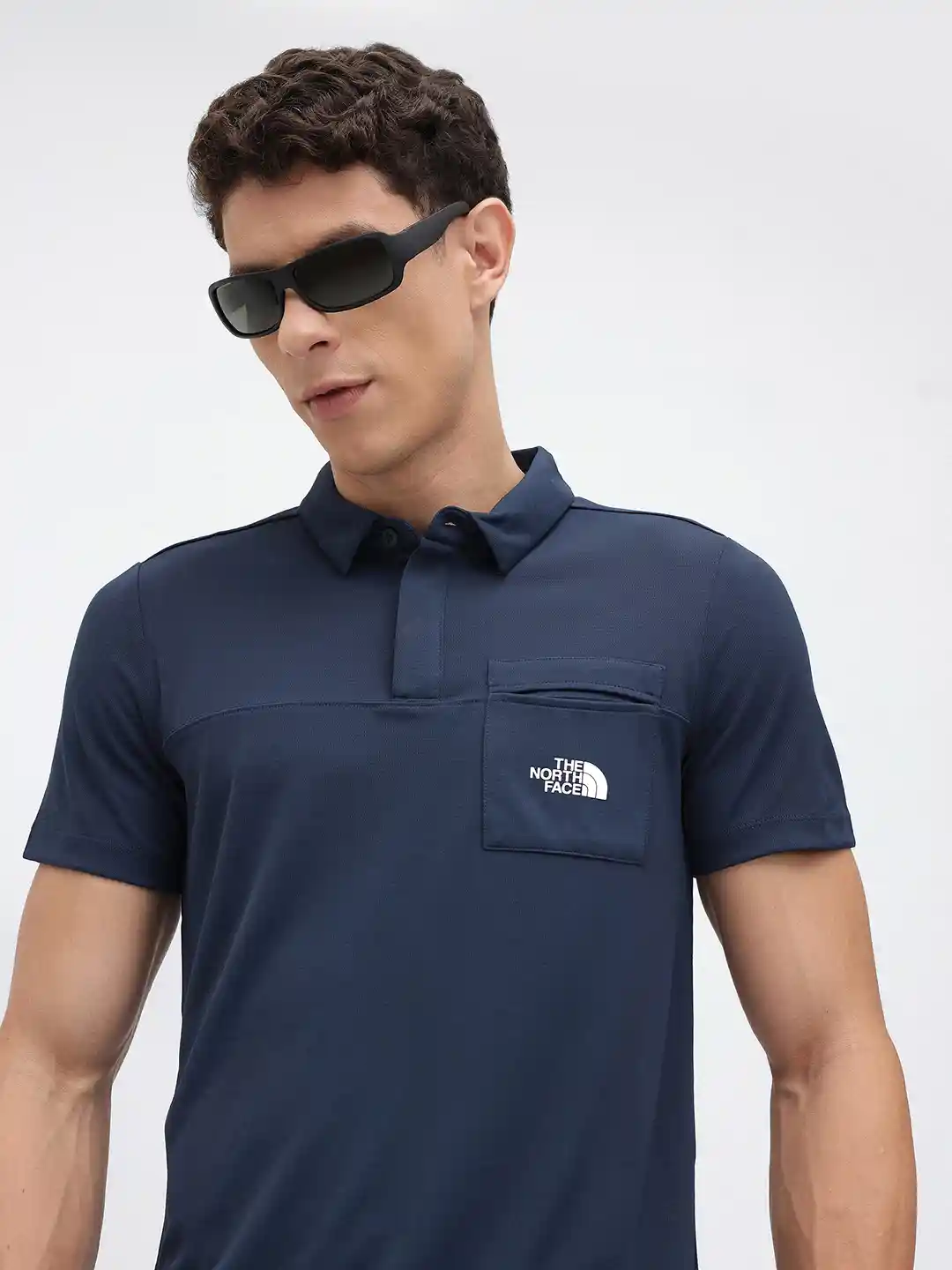 Buy The North Face Printed Detail Polo Collar T-shirt Tshirts