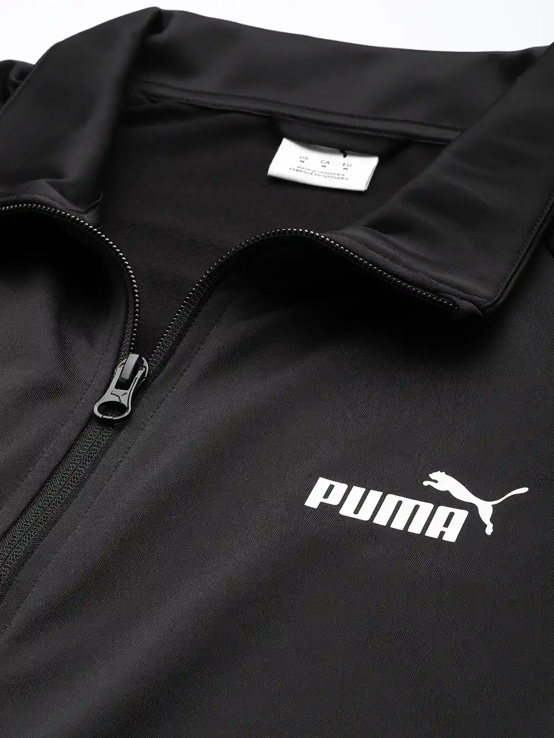 Puma Tricot Piping Mock Collar Jacket With Joggers