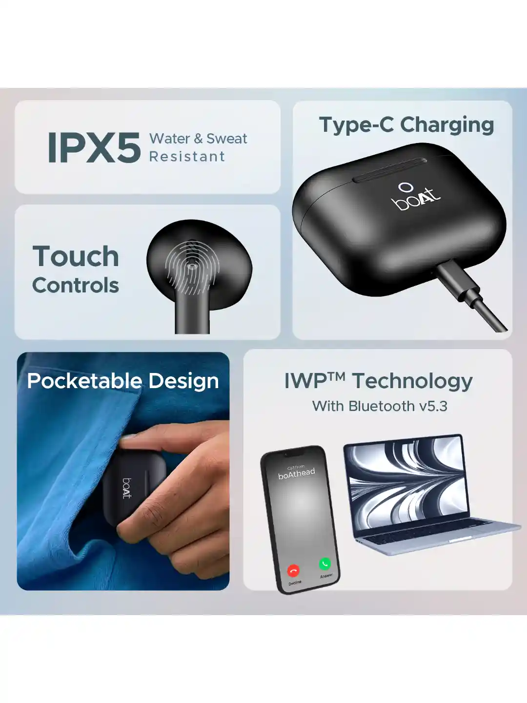 Buy boAt Airdopes Alpha True Wireless In Ear Headphones