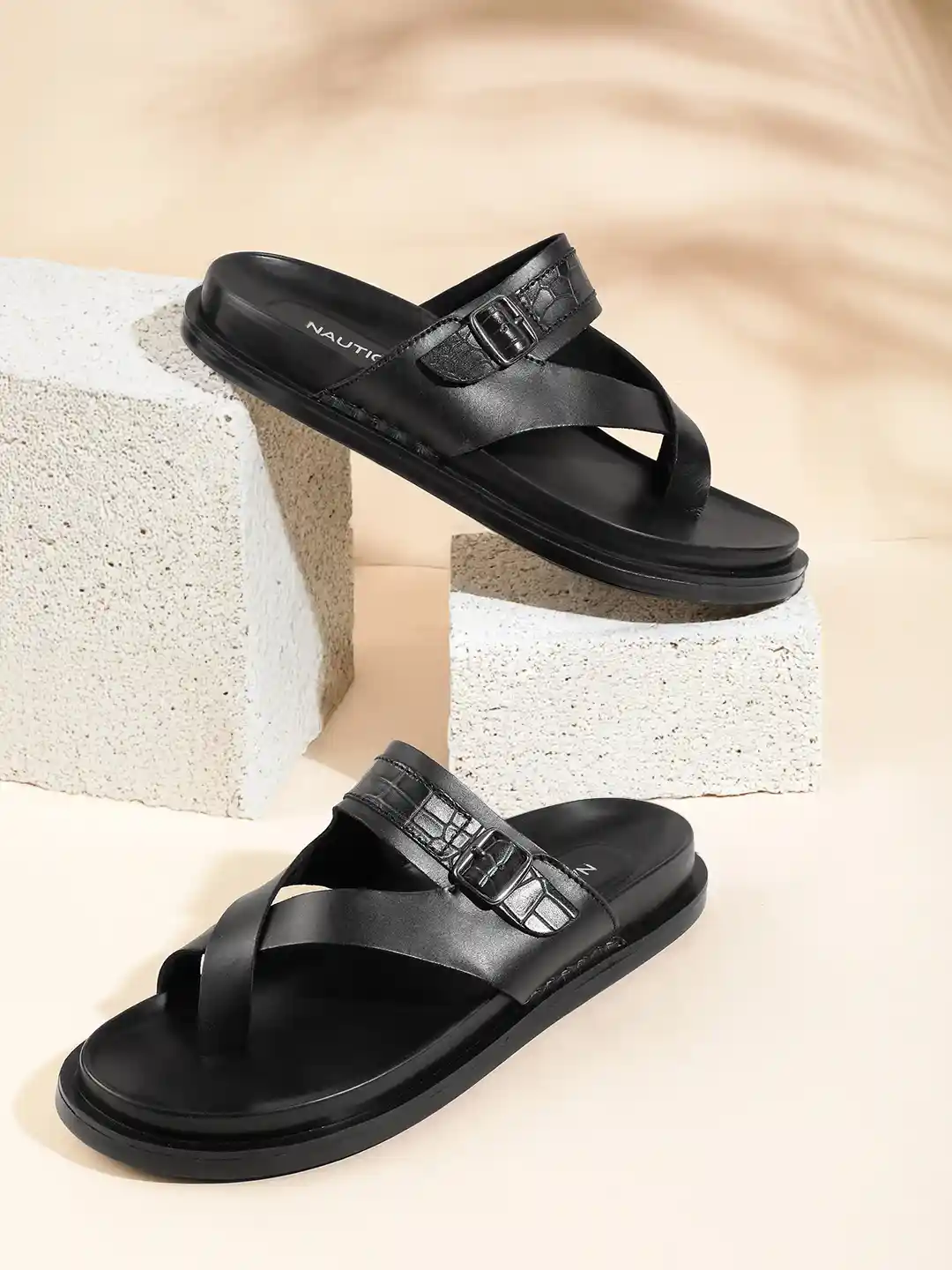 Buy Nautica Men Leather Comfort Sandals Sandals for Men 33490500