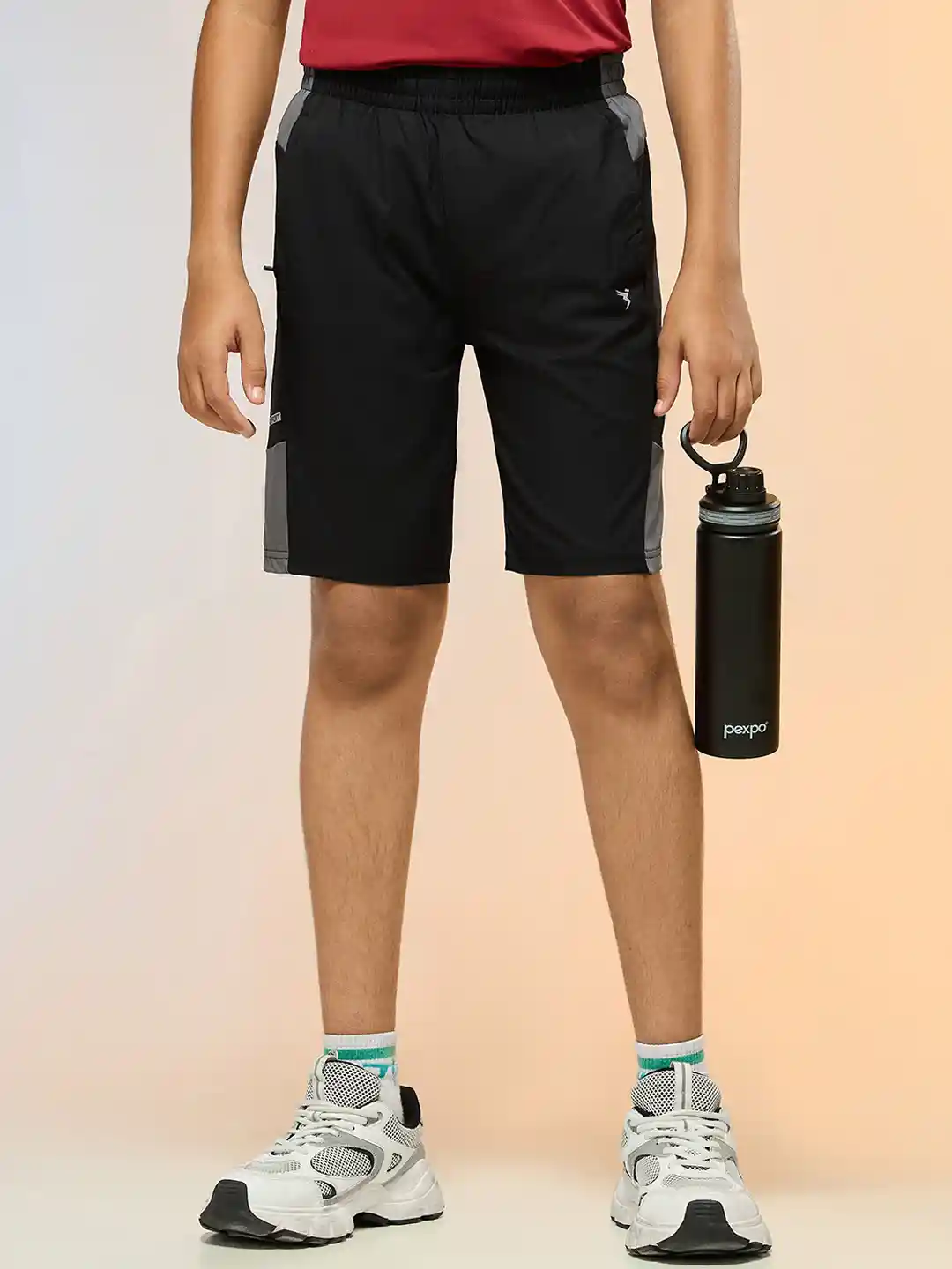 Technosport Boys Slim Fit Outdoor Sports Shorts with Antimicrobial  Technology - Main Image