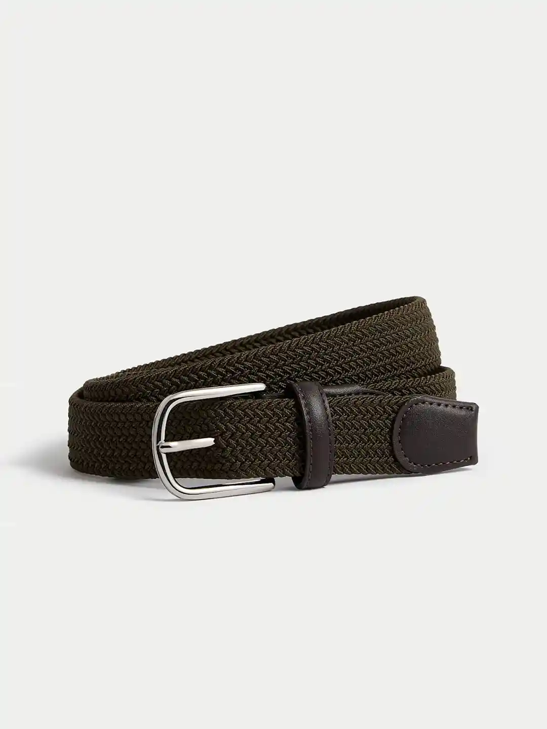 Buy Marks Spencer Men Stretch Woven Active Waist Formal Belt