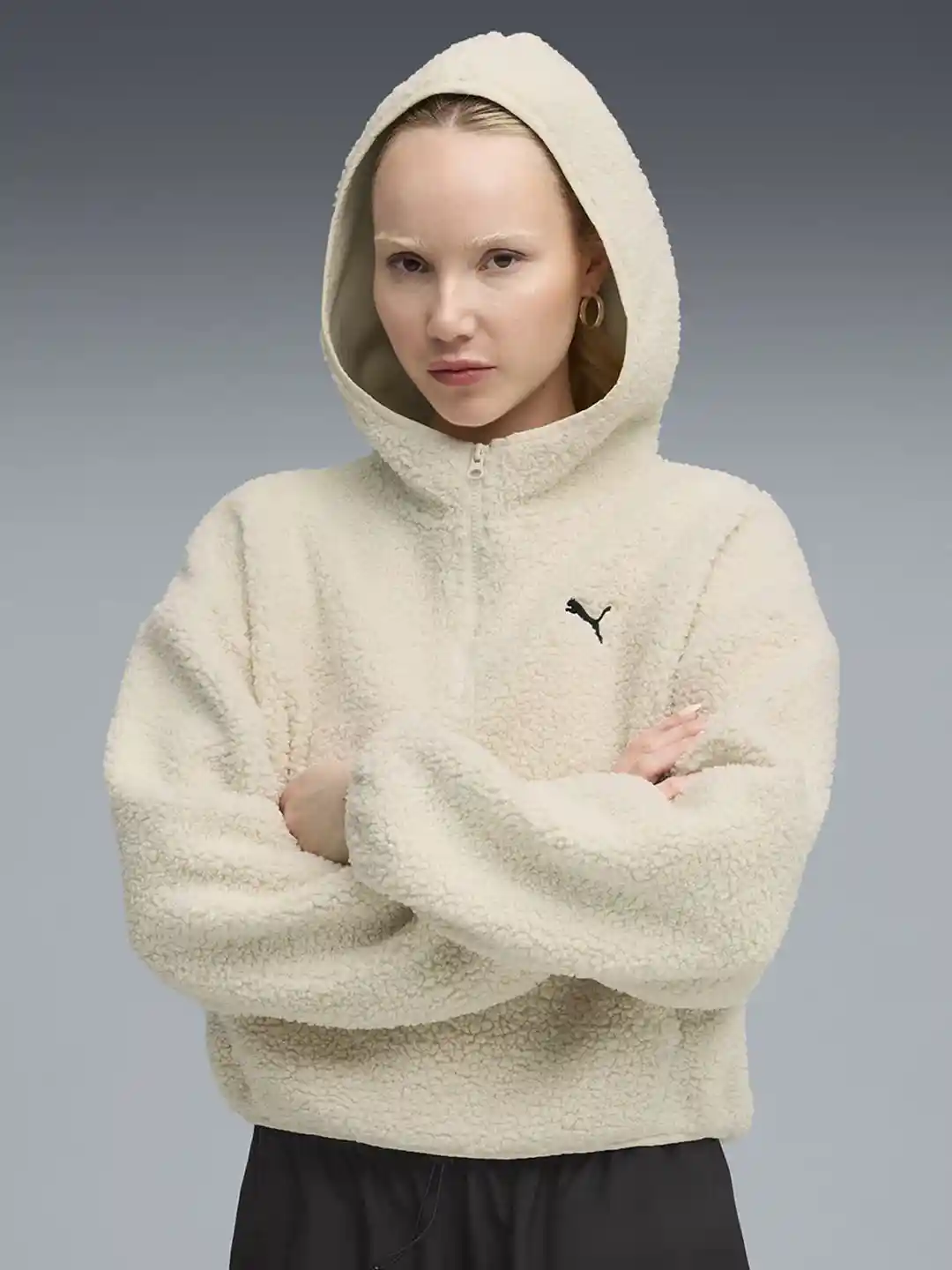 Buy Puma Wardrobe Essentials Women's Polar FL Hoodie Sweatshirts