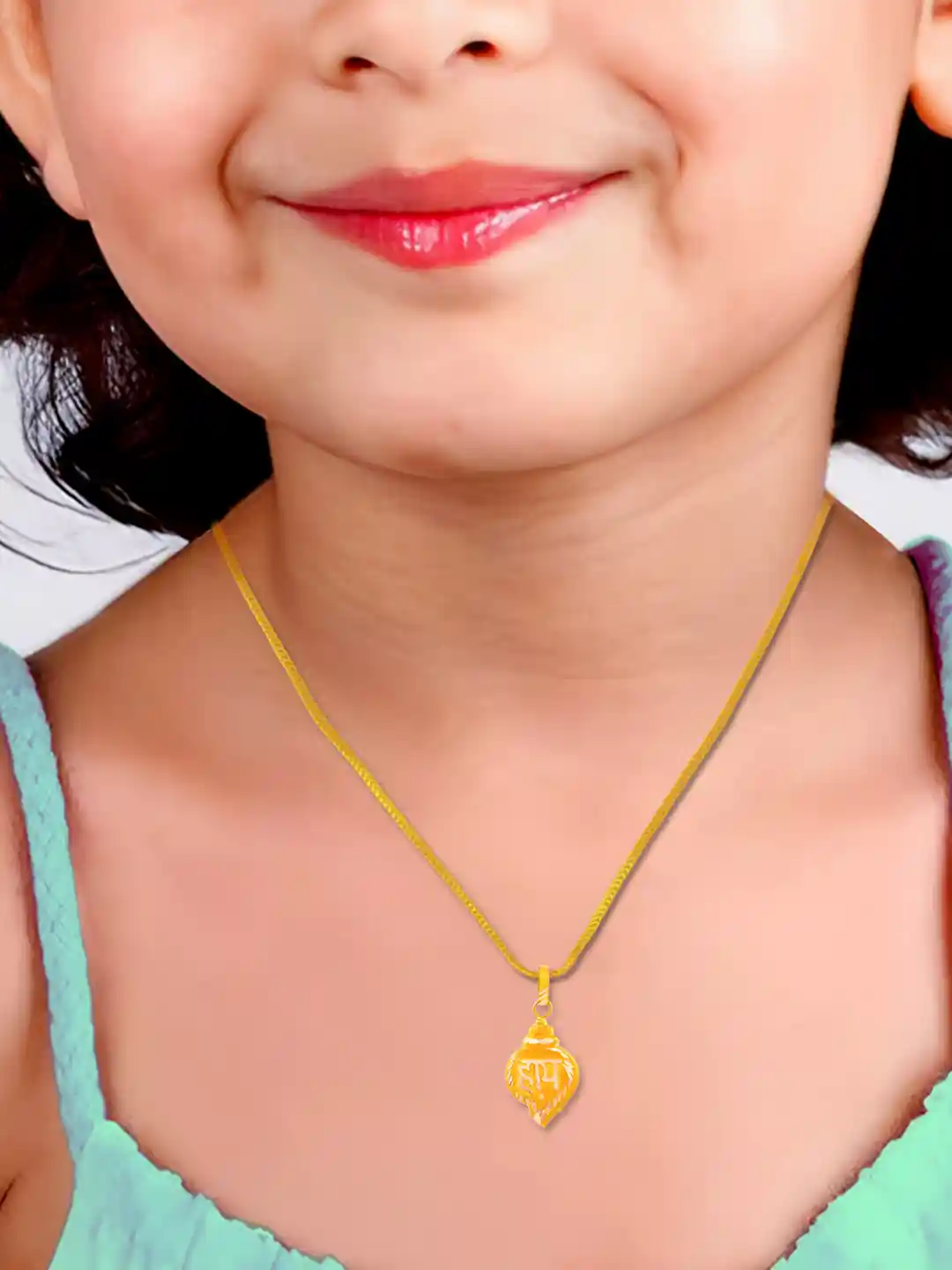 【新品未開封】 BABYL LVERSE PENDANT Buy Aisshpra 18 Kt Yellow Gold Baby Nazariya Locket