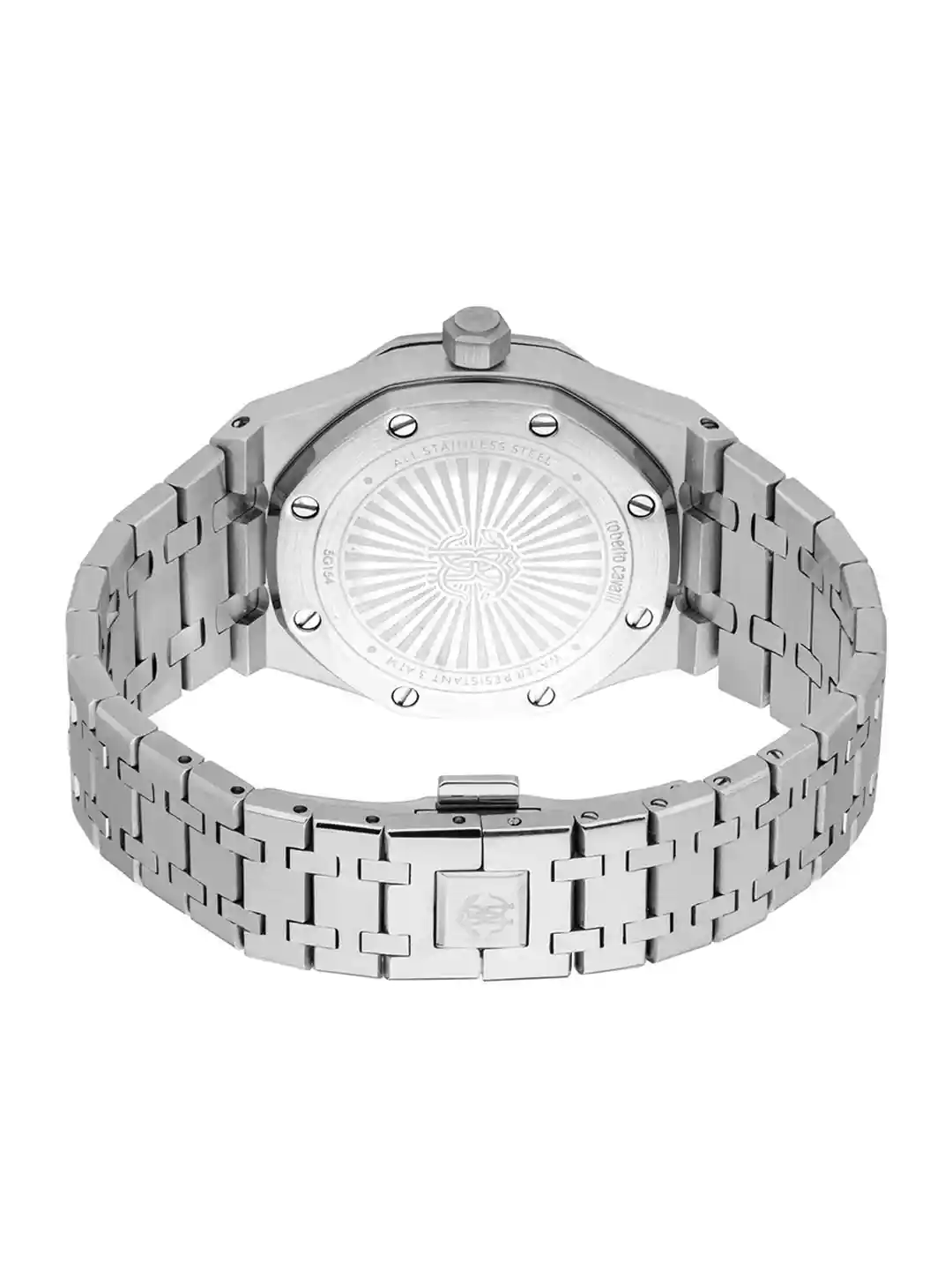 Buy Roberto Cavalli Men Impero Patterned Dial Stainless Steel
