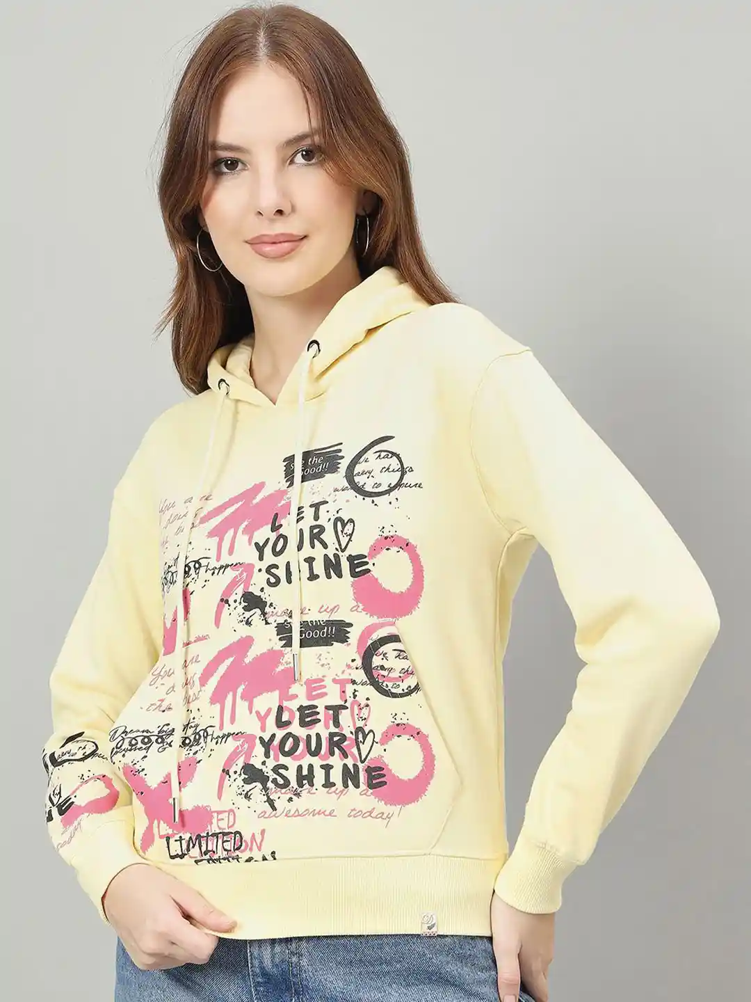 Buy Duke Women Printed Hooded Sweatshirt Sweatshirts for Women