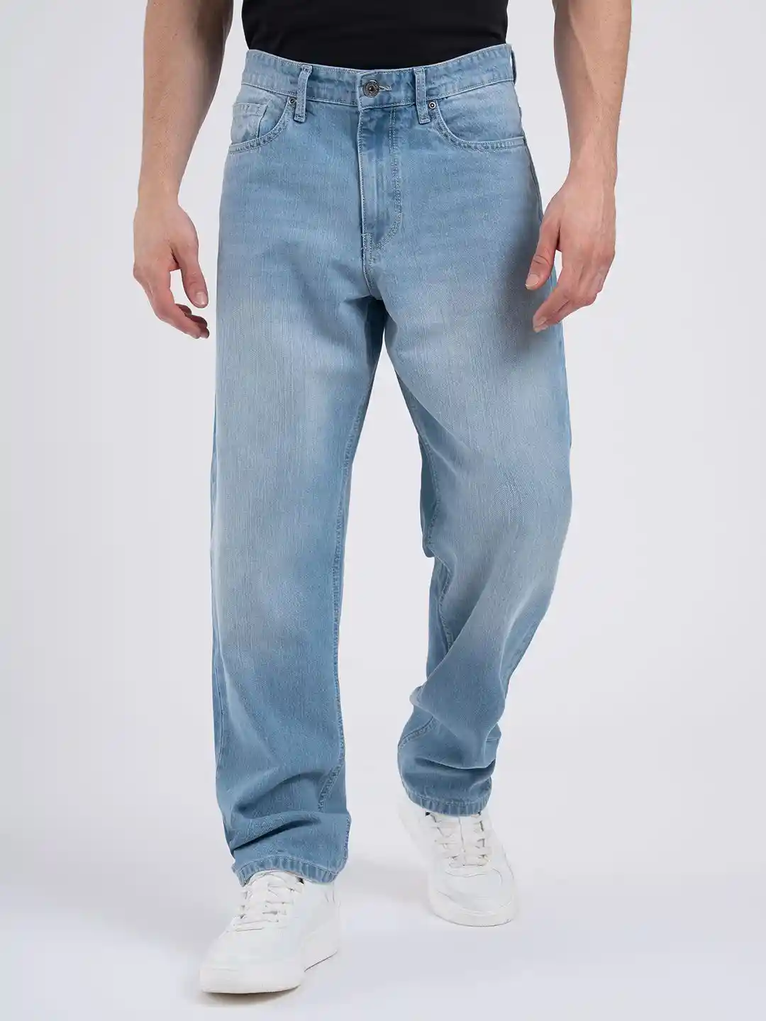 Red Tape Men Mid-Rise Baggy Fit Jeans