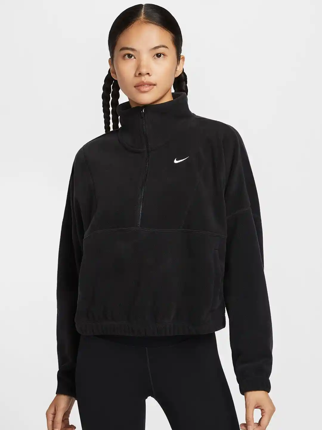 Buy Nike One Women High Neck Oversized Sweatshirts Sweatshirts