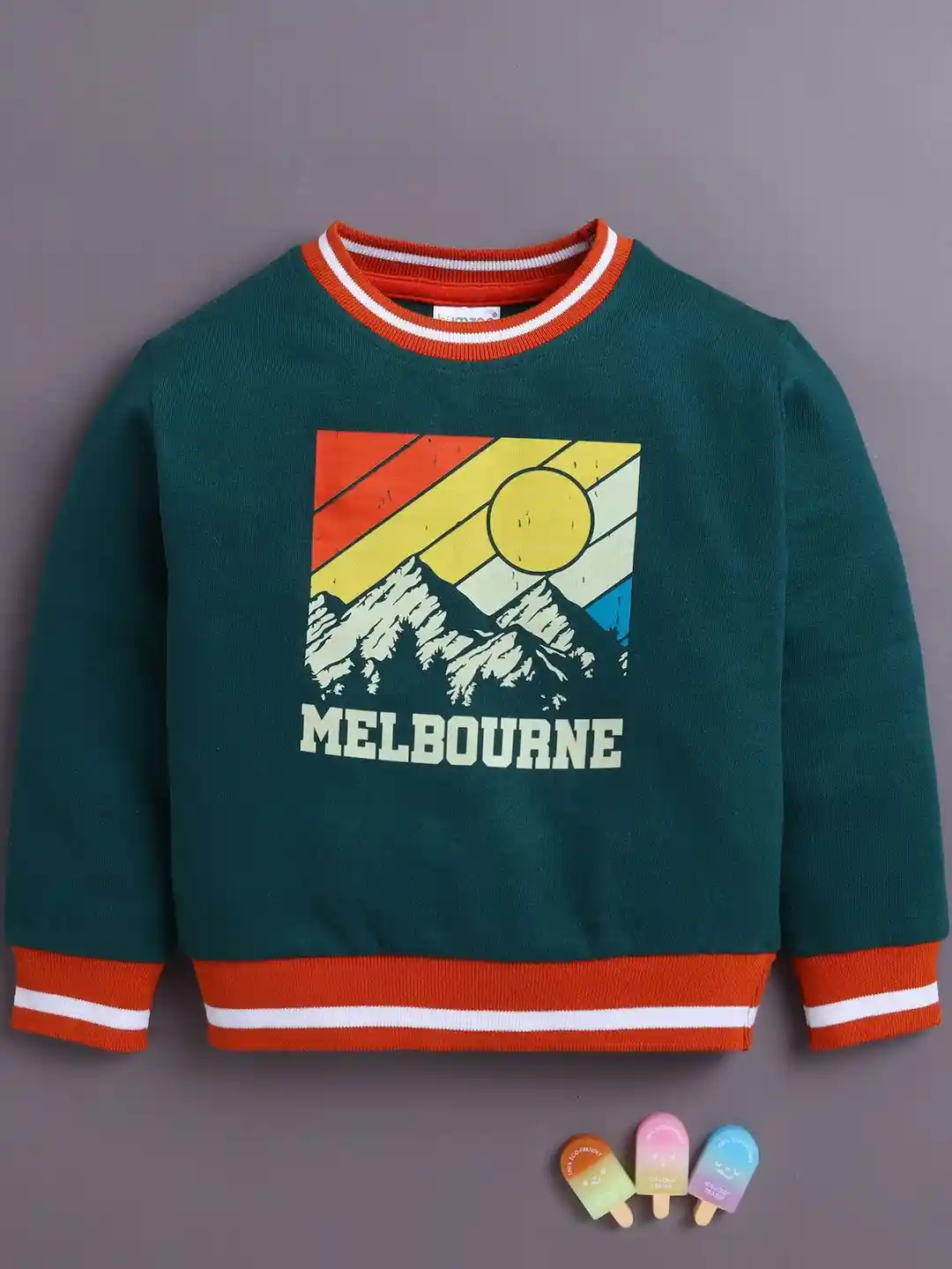 Buy BUMZEE Boys Printed Round Neck Cotton Sweatshirt Sweatshirts