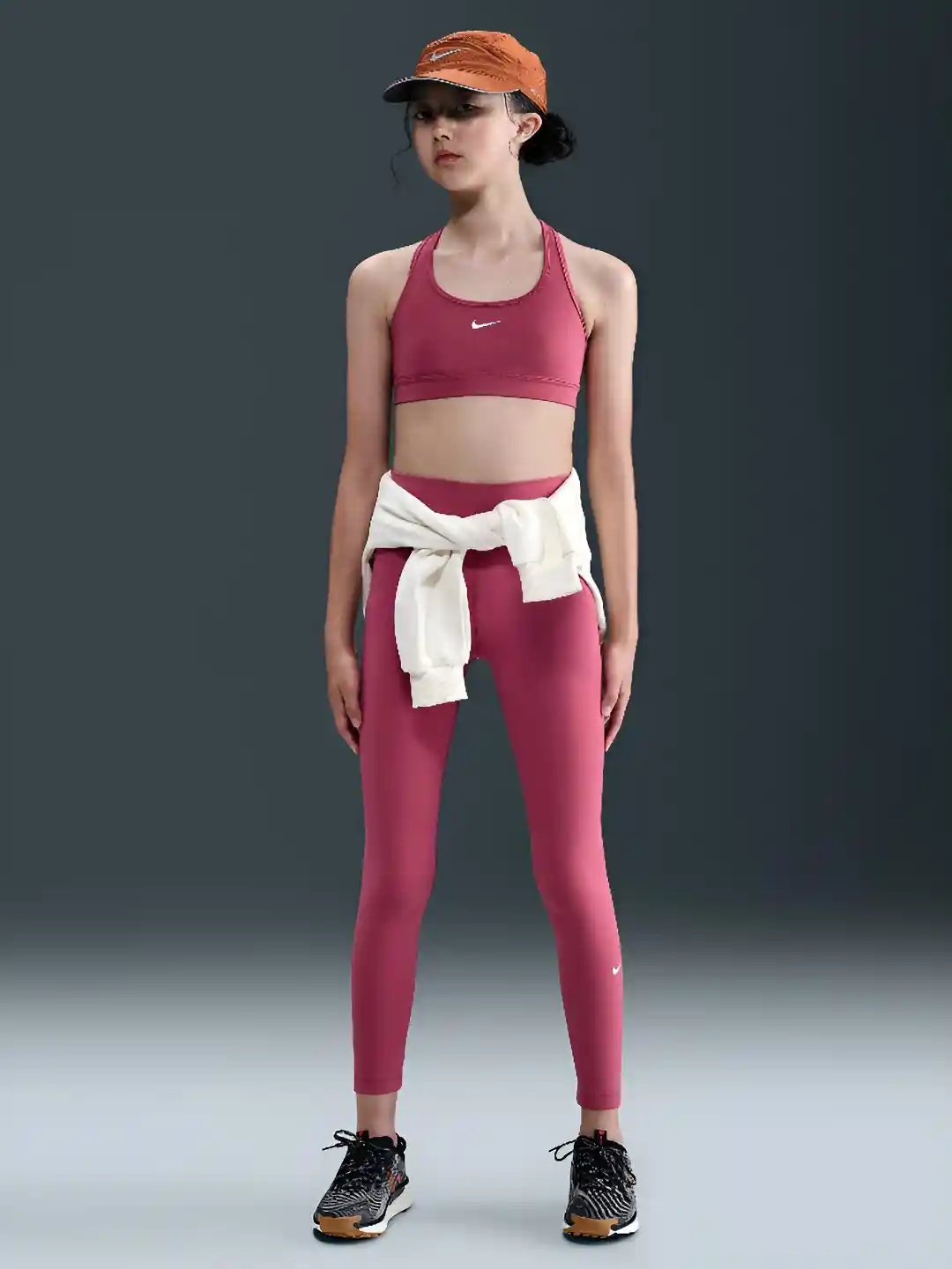 Nike One Older Kids' (Girls') Dri-FIT High-Waisted Leggings