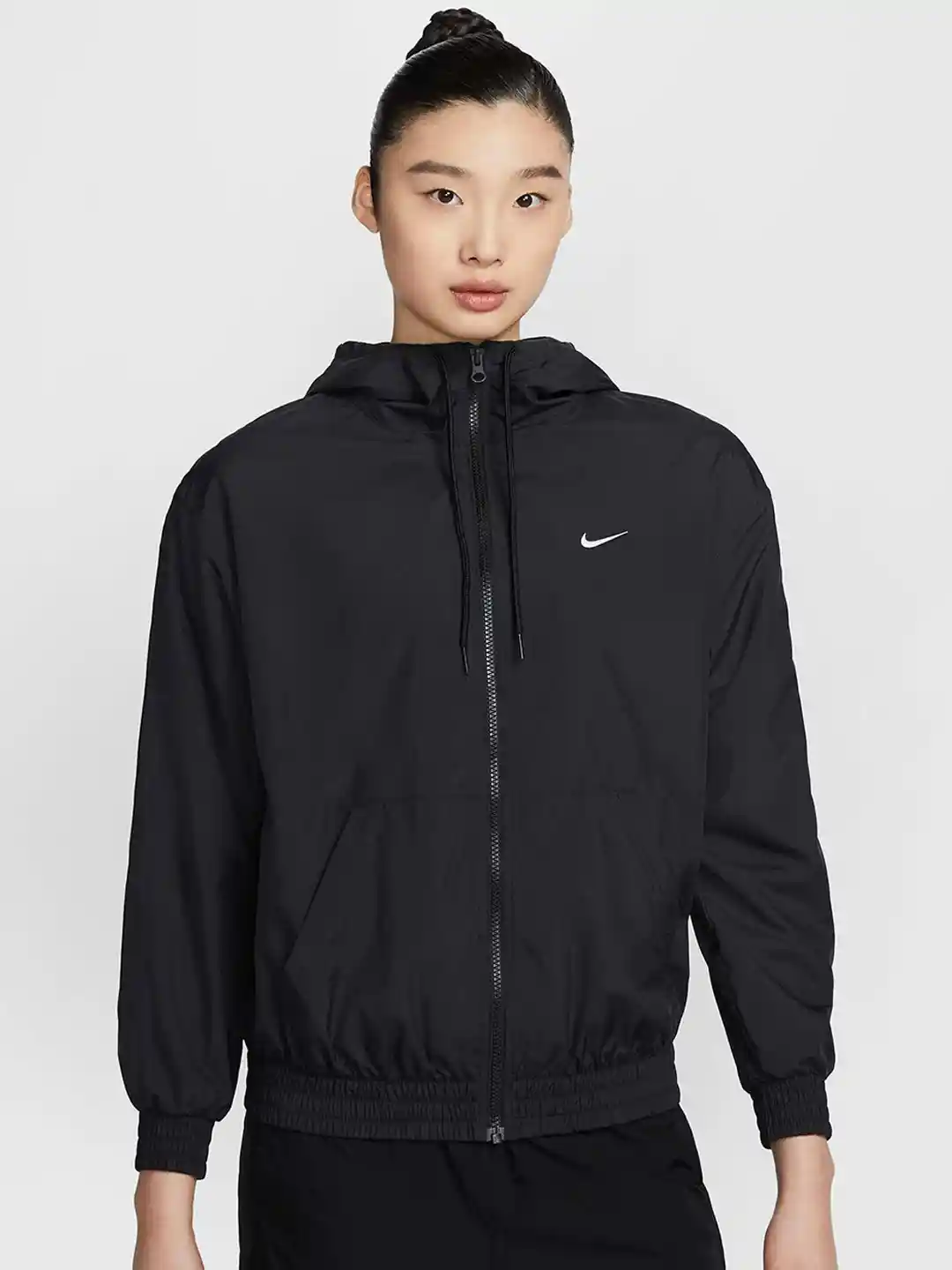 Nike Sportswear Womens Black Windbreaker Nike Sportswear Classic