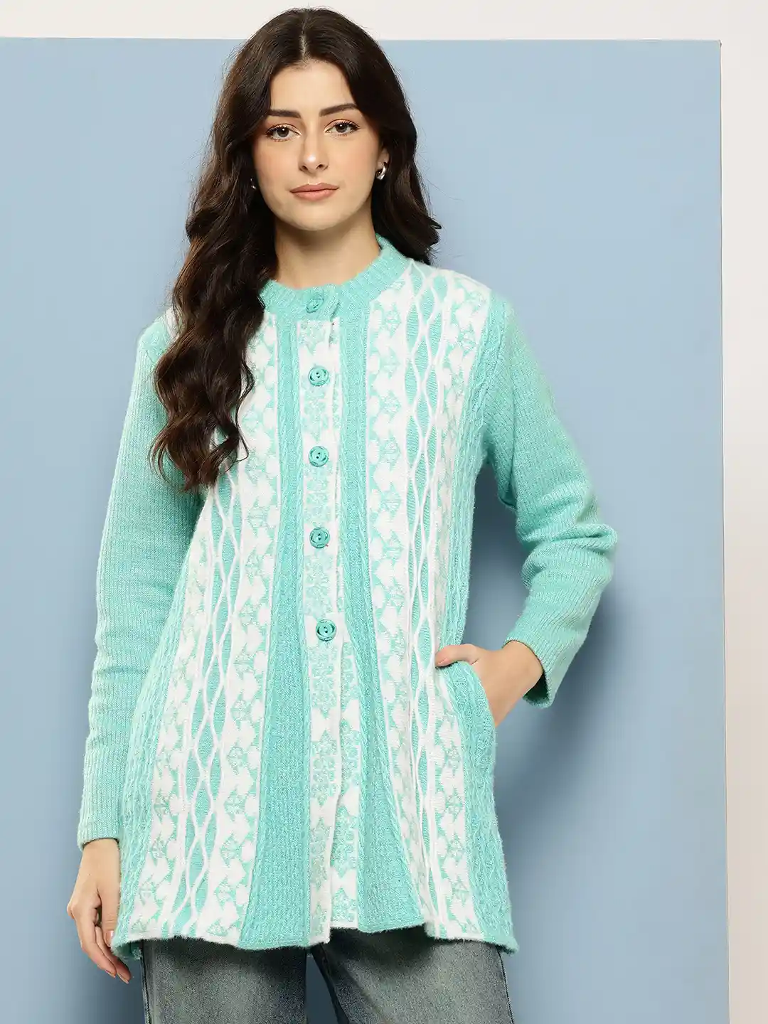 トップス unique button knit cardigan andequal トップス Andequal unique button knit cardigan red unique button