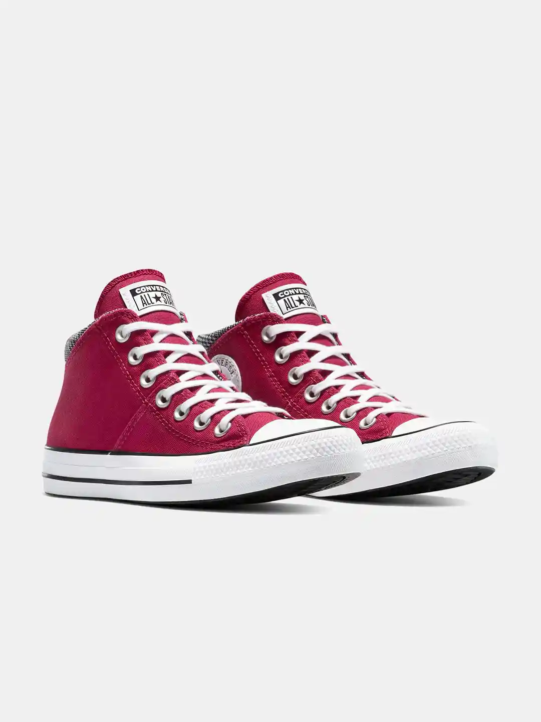 Converse Women Chuck Taylor All Star Madison Plaid Mid Top Sneakers