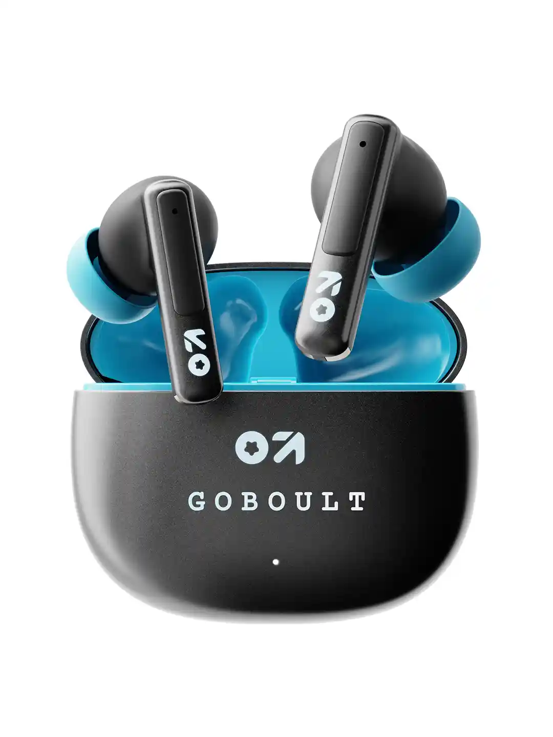 GOBOULT W60 with Zen ENC Mic, 50H Battery, Fast Charging, Pro+ Calling  Bluetooth Earbuds