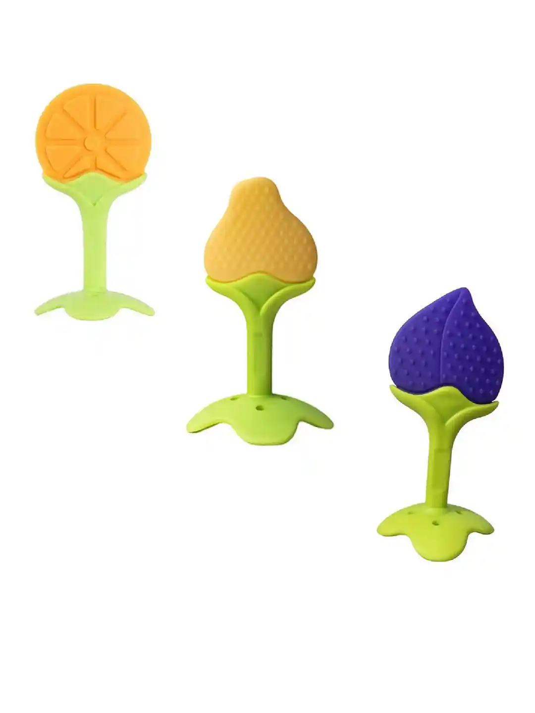 Buy Kalra Magic Pack Of Textured Silicone Fruit Shape Baby