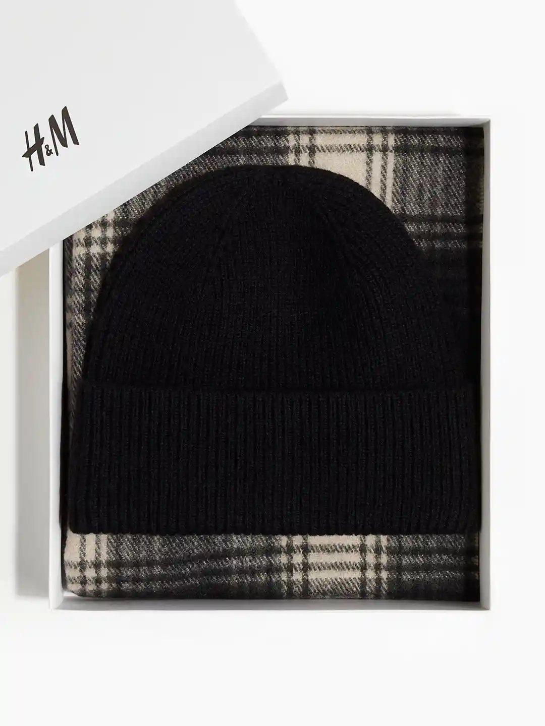 Buy H&M 2-Piece Scarf And Beanie Set Scarves for Men 36655928