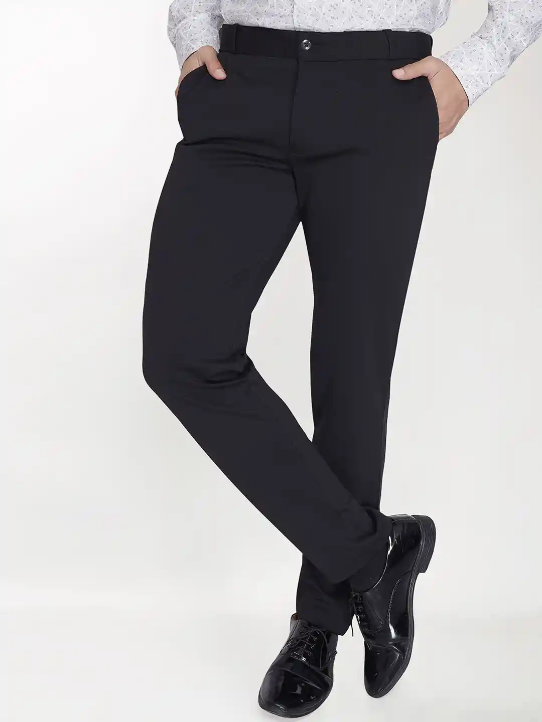 Buy DIVISIVE Men Relaxed Slim Fit Formal Trousers Trousers for