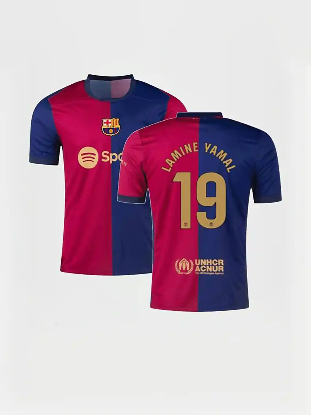 FC Barcelona Lamine Yamal 19番シャツ Football Shirt Nike