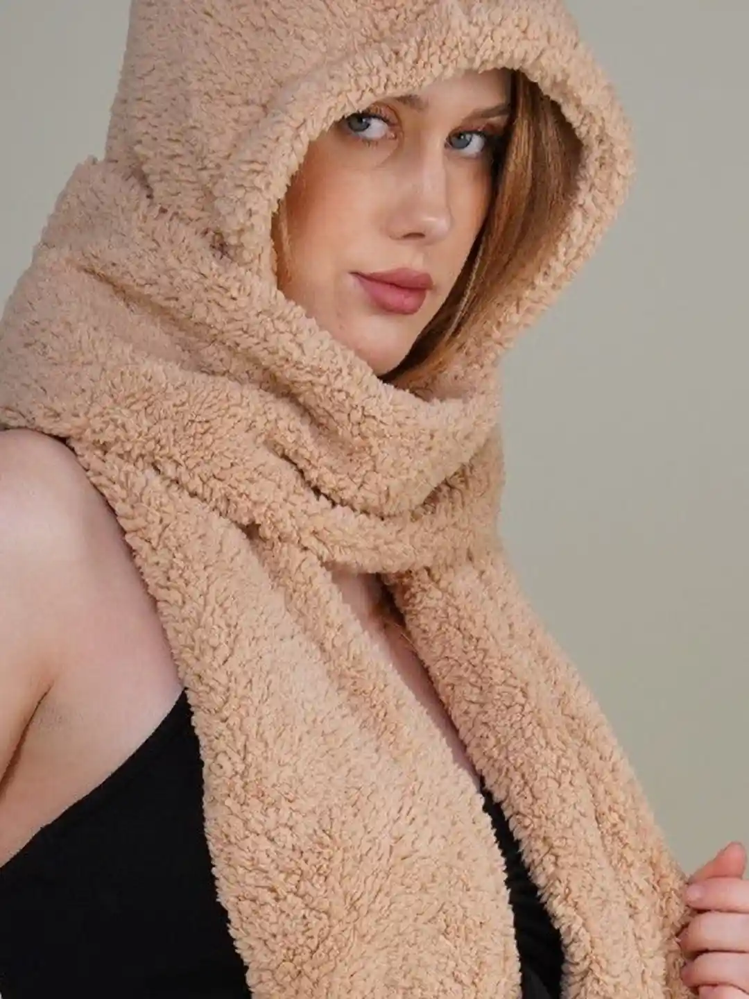 Buy 1TO FINITY Women Warm Cap Wool Scarf Ear Cap & Glove
