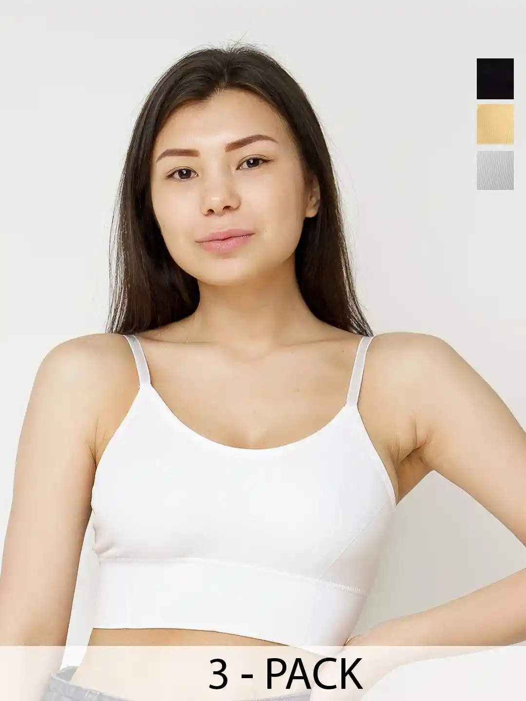 Buy ALLIANCE OVERSEAS Women Pack of Seamless Medium Coverage Non