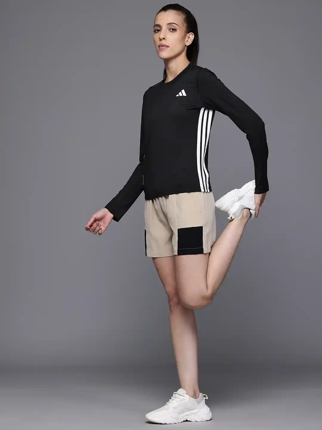 ADIDAS Training Essentials Long Sleeves 3-Stripes T-shirt