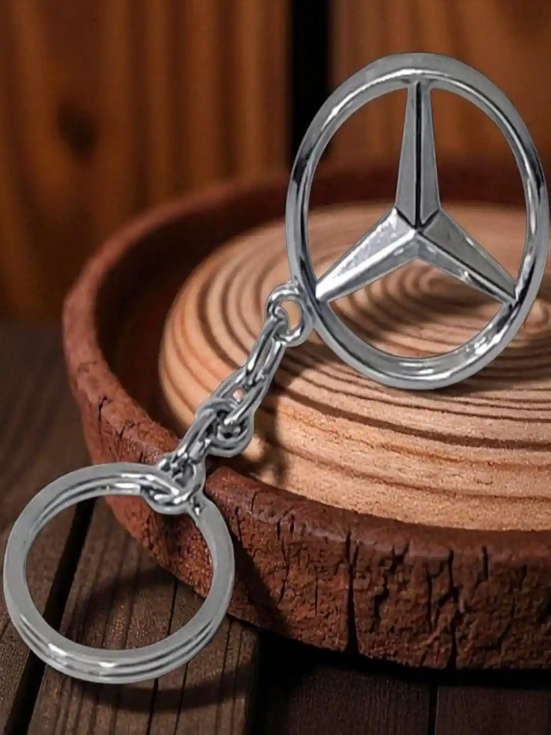 ADOREAL Mercedes Stainless Steel Keychain