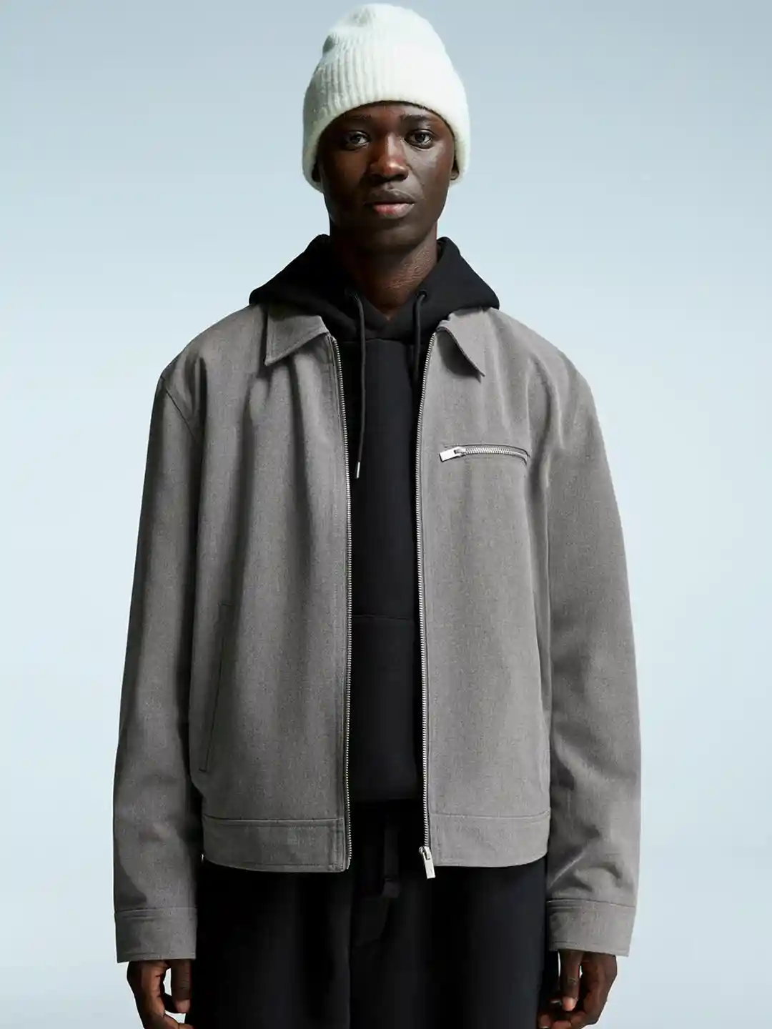 Buy Bershka Overshirt With Zip Jackets for Men 36660207 Myntra - Main Image