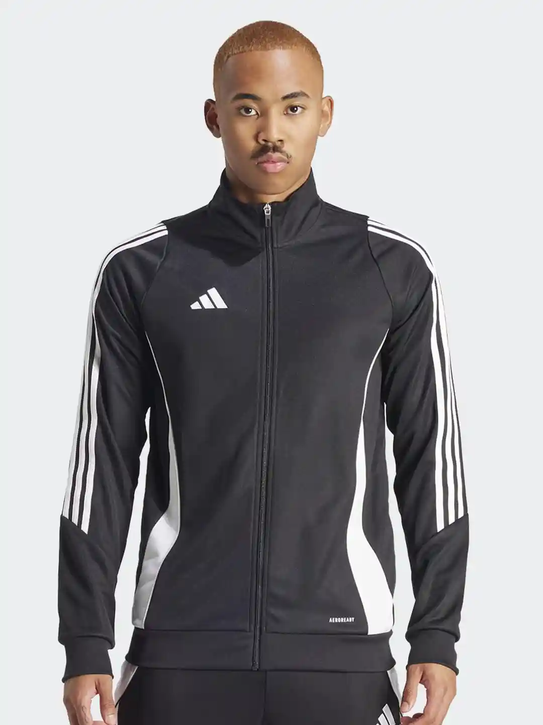 Buy ADIDAS Brand Logo Printed Slim-Fit Long Sleeve Jacket