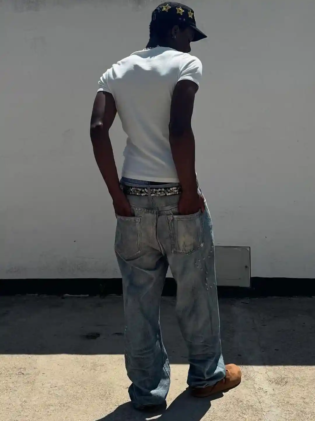 Buy Bershka Baggy Printed Jeans Trousers for Men 36674888 Myntra