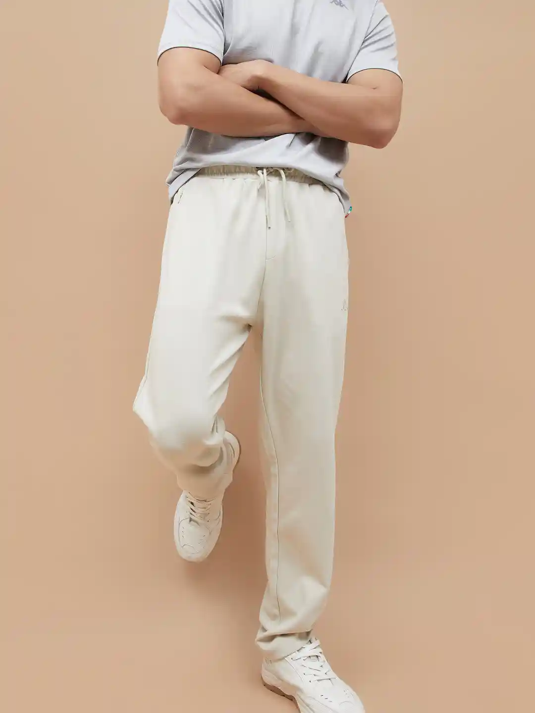 Buy Kappa Men Relaxed Fit Cotton Mid Rise Track Pant Track Pants